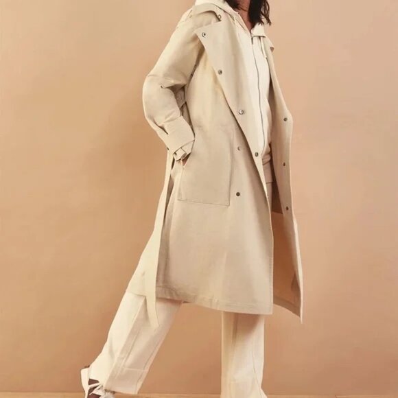 ADAY Legacy Trench in Sesame - Picture 2 of 8